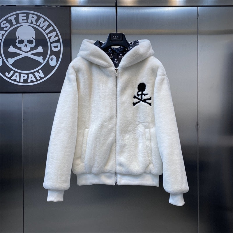 FPG x Lamb Cashmere Thickened Coat Dark Skull Jacket