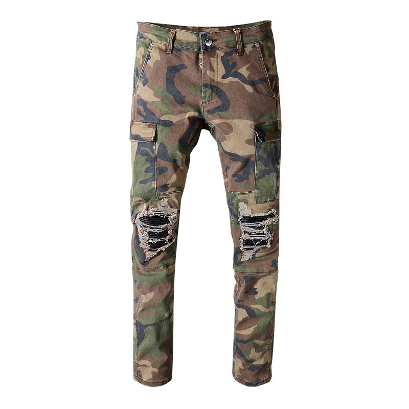 FPG x Camouflage Cargo Jean Pants