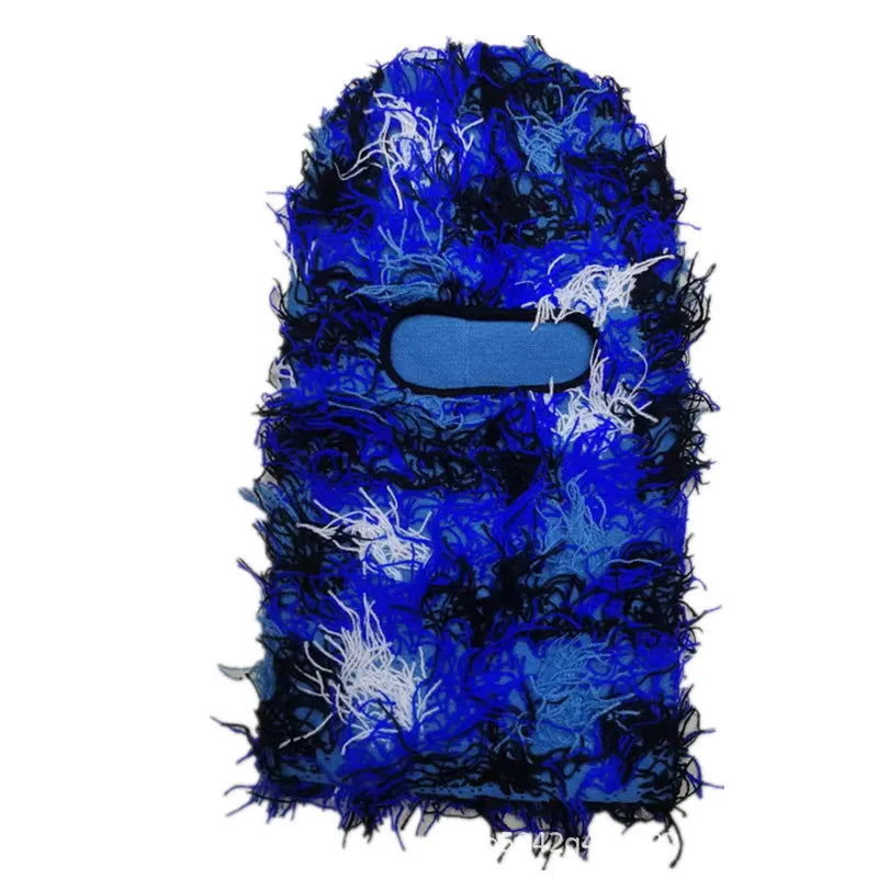 FPG x Distressed Knitted Full Face Ski Mask