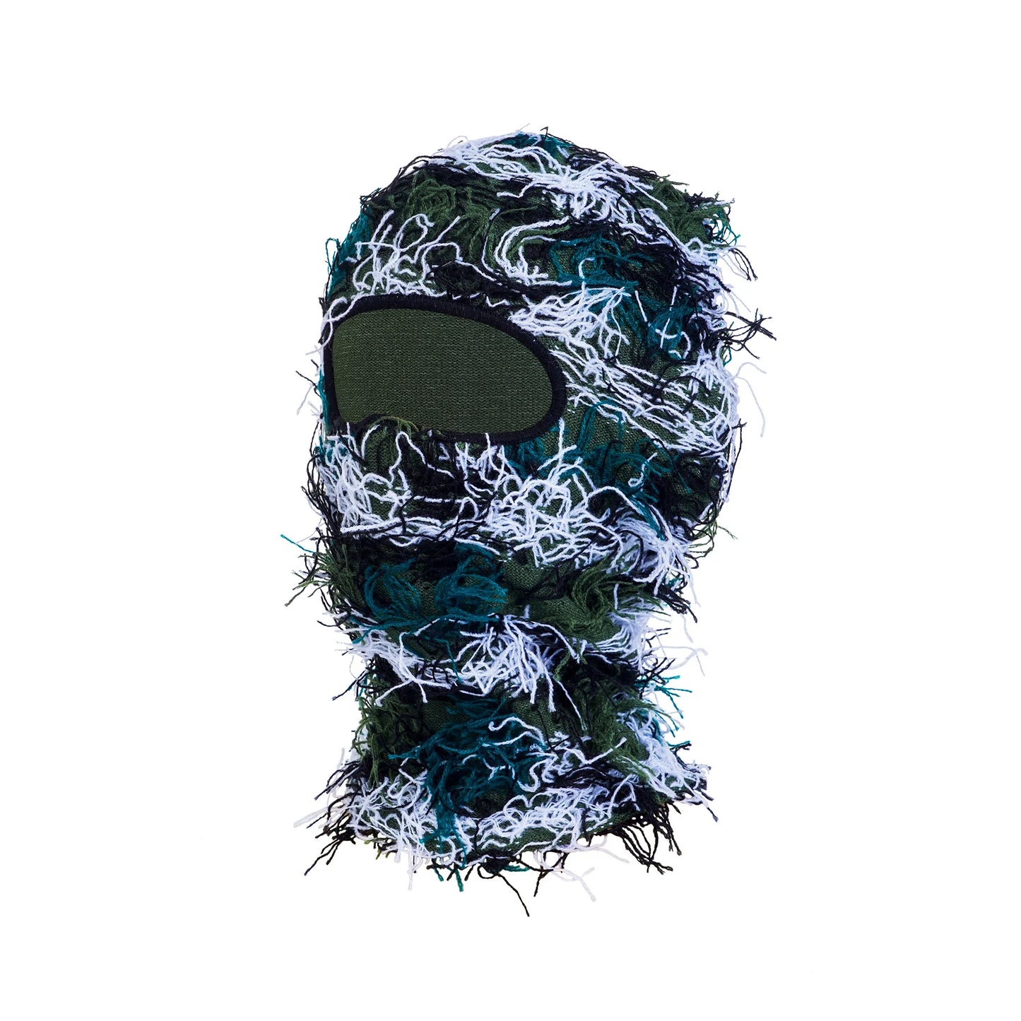 FPG x Distressed Knitted Full Face Ski Mask