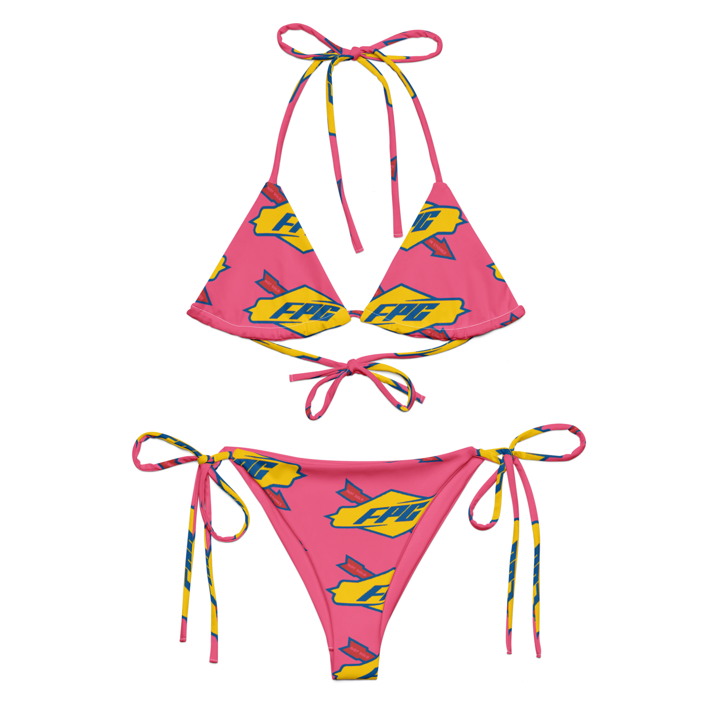 FPG All-over print string bikini