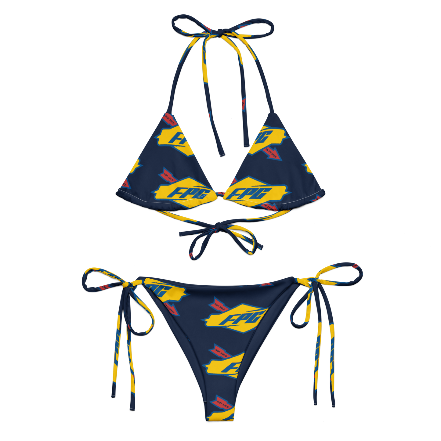 FPG All-over print string bikini