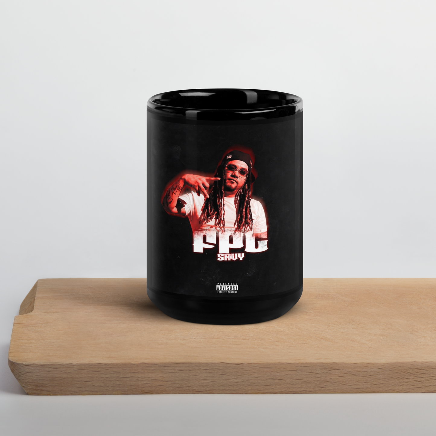 FPG x Black Glossy Mug