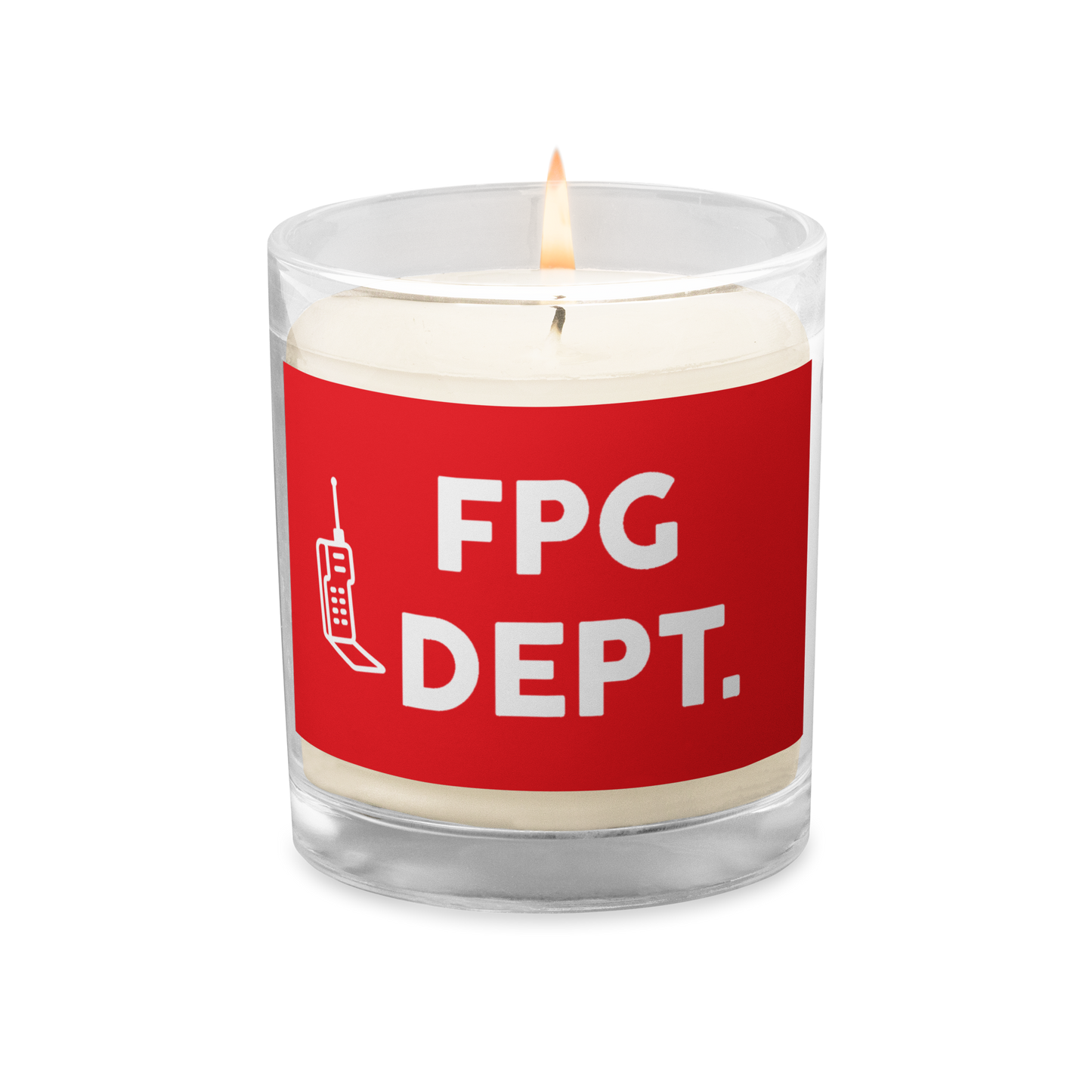 FPG x Glass jar soy wax candle