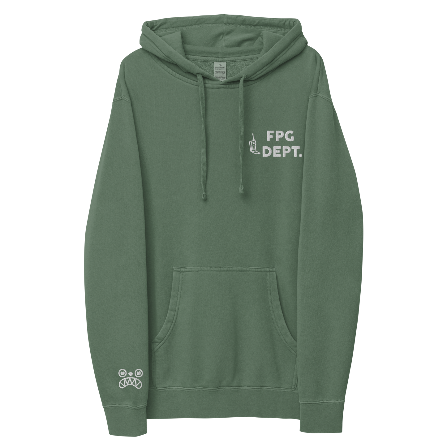 FPG DEPT. pigment-dyed hoodie