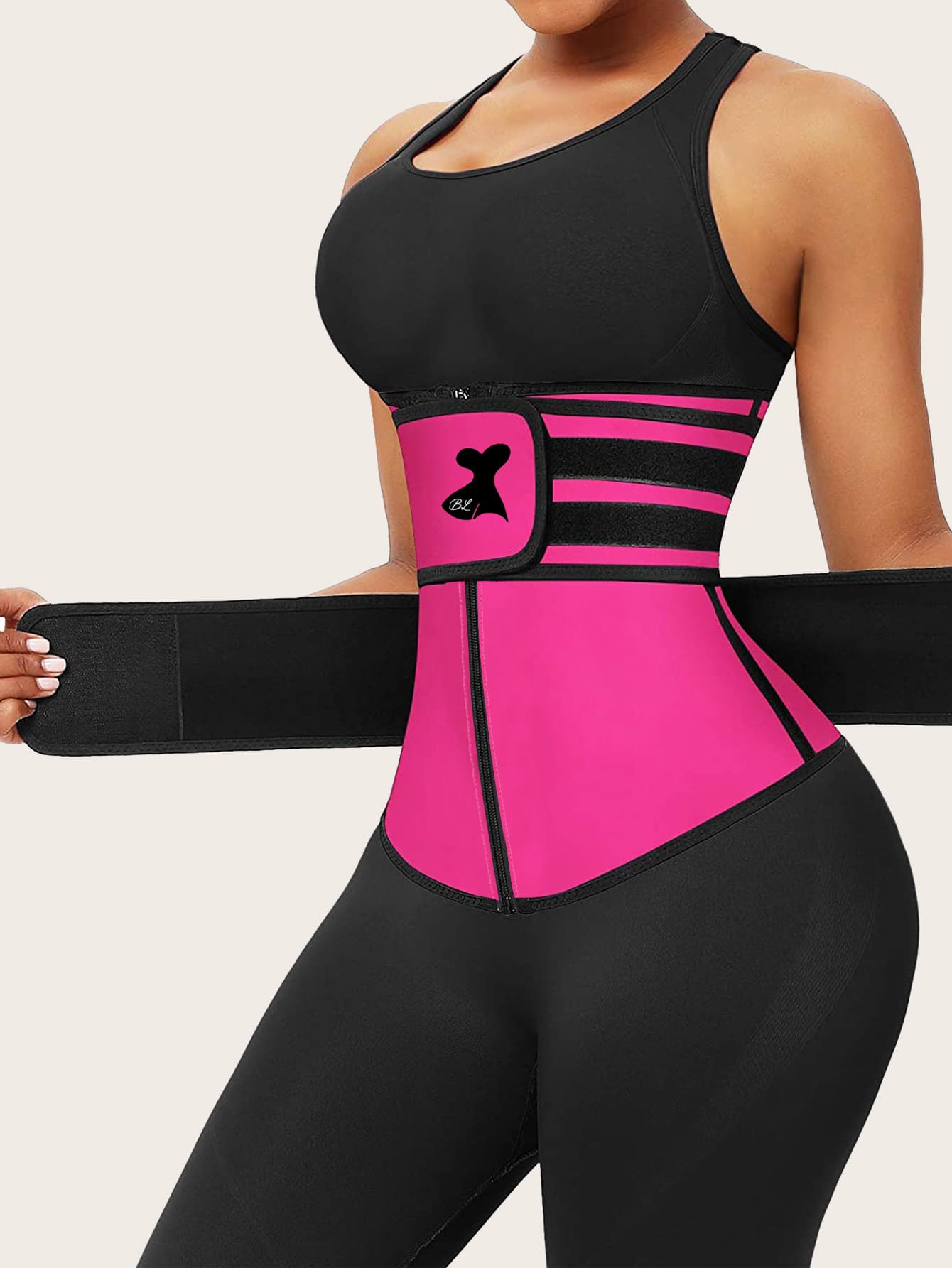FPG x Synthetic Rubber Sports Yoga Fitness Corset