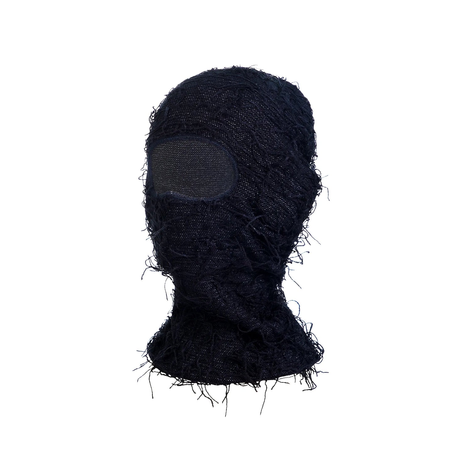 FPG x Distressed Knitted Full Face Ski Mask