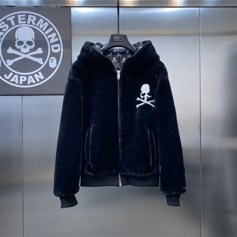 FPG x Lamb Cashmere Thickened Coat Dark Skull Jacket
